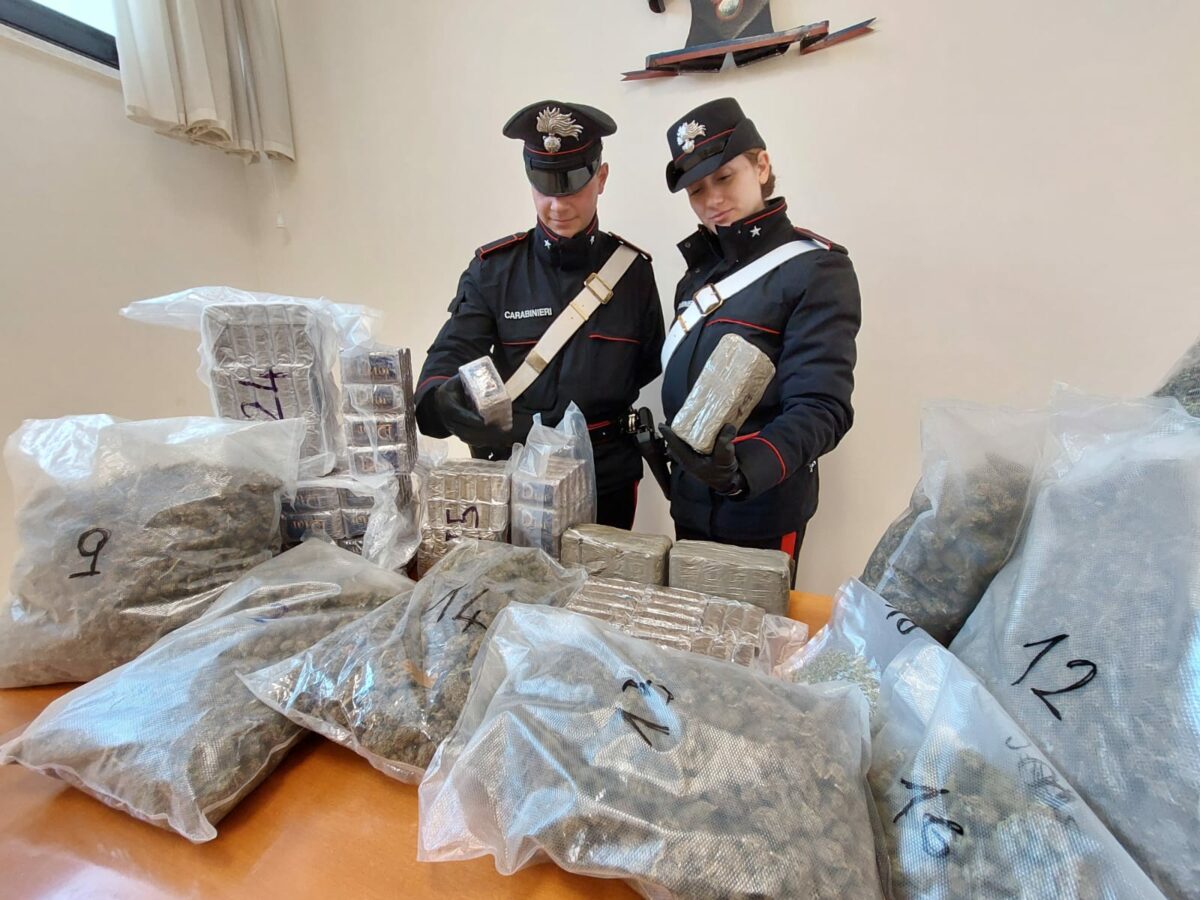 Diciannovenne con 40 kg di droga in casa, arrestato a Fregene