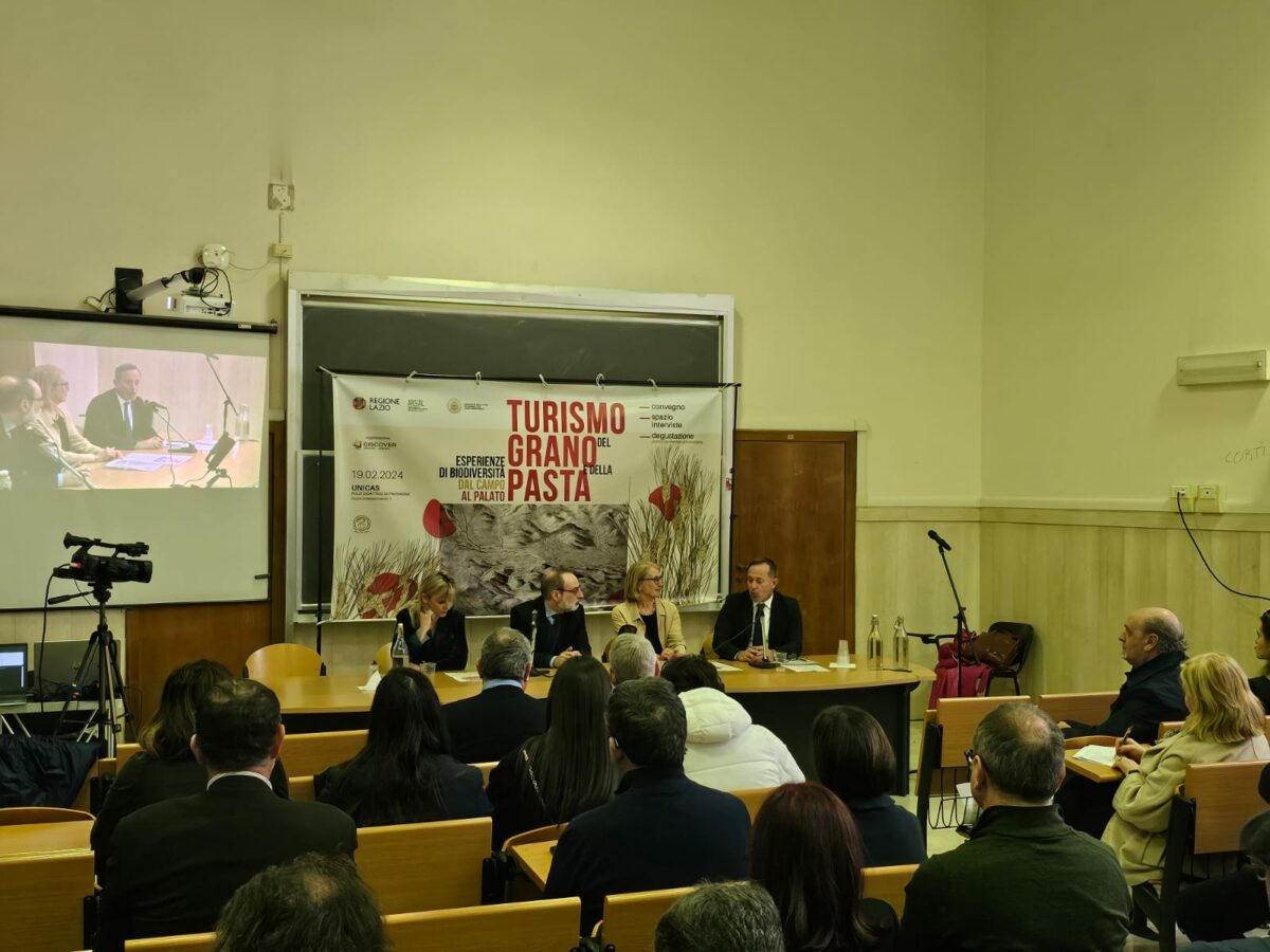 Al Polo didattico di Frosinone di UNICAS il turismo di Grano e Pasta
