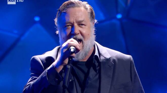 Il Gladiatore conferma il suo tifo biancoceleste a Sanremo