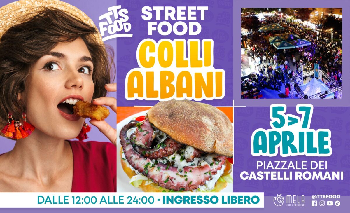 La carovana Street Food a Colli Albani dal 5 al 7 aprile