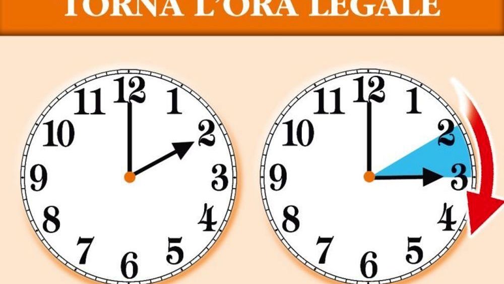 sabato 30 marzo ora legale