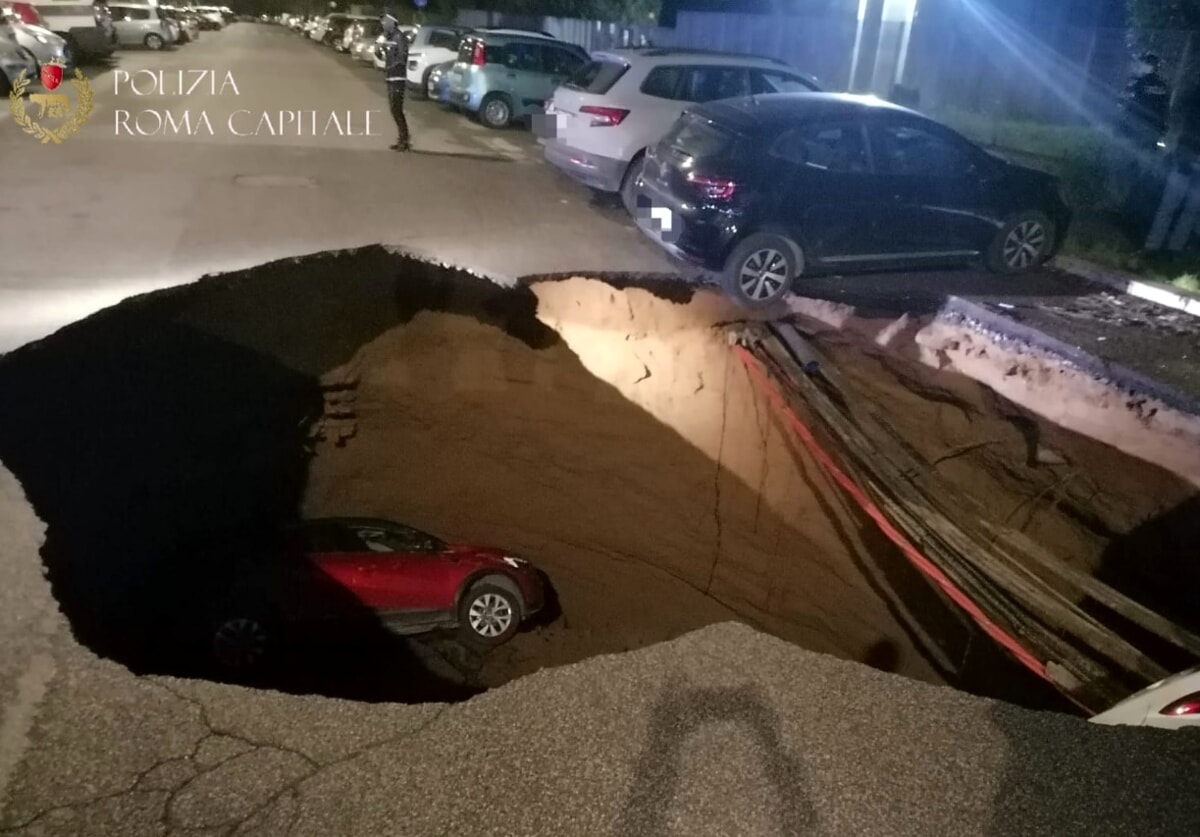 Voragine a Roma Quadraro
