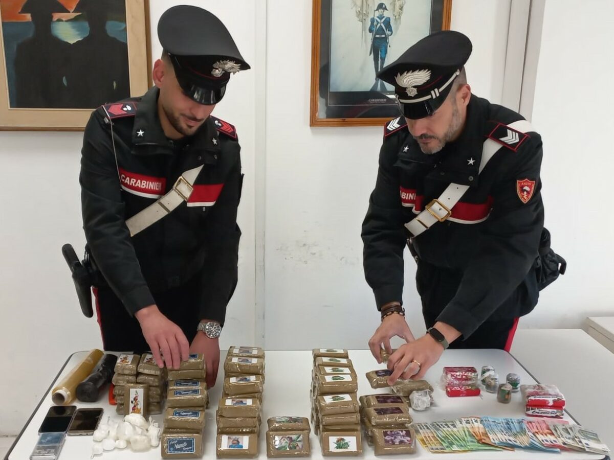 Carabinieri di Anzio arrestano 40enne del Marocco con 11 kg di hashish