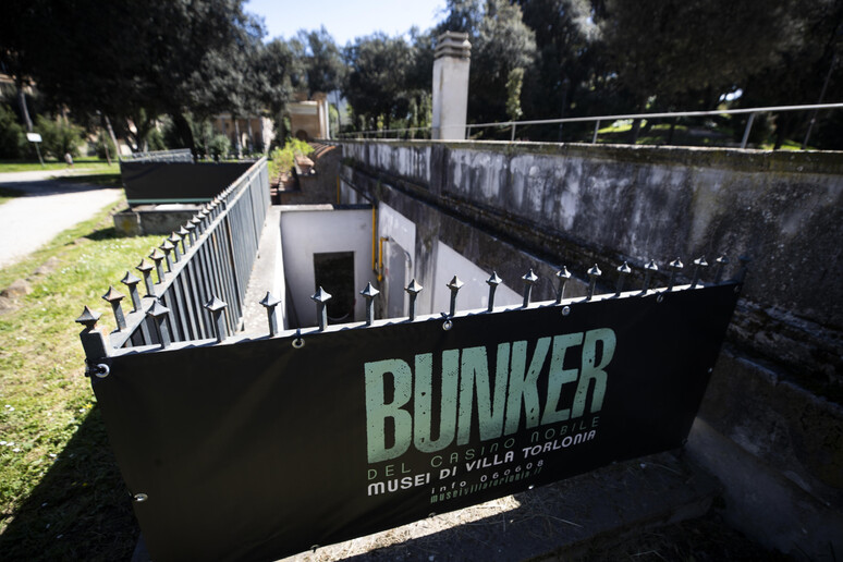 Bunker di Villa Trolonia aperto