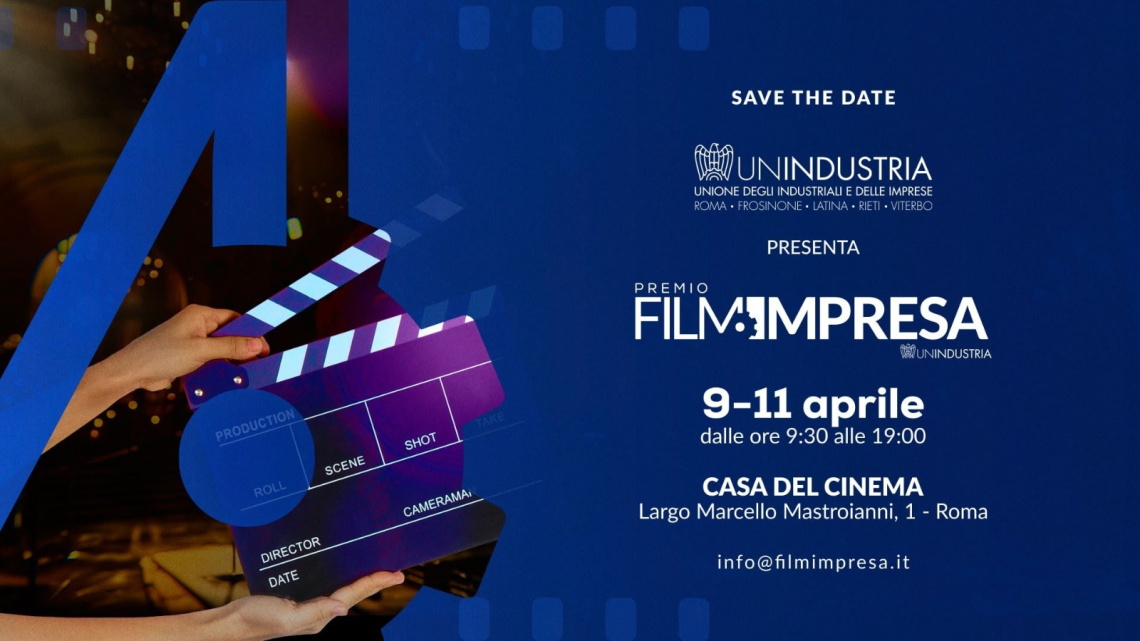 Premio Film Impresa il 9, 10 e 11 aprile alla Casa del Cinema