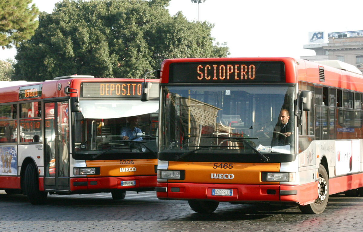 Sciopero dei trasporti a Roma