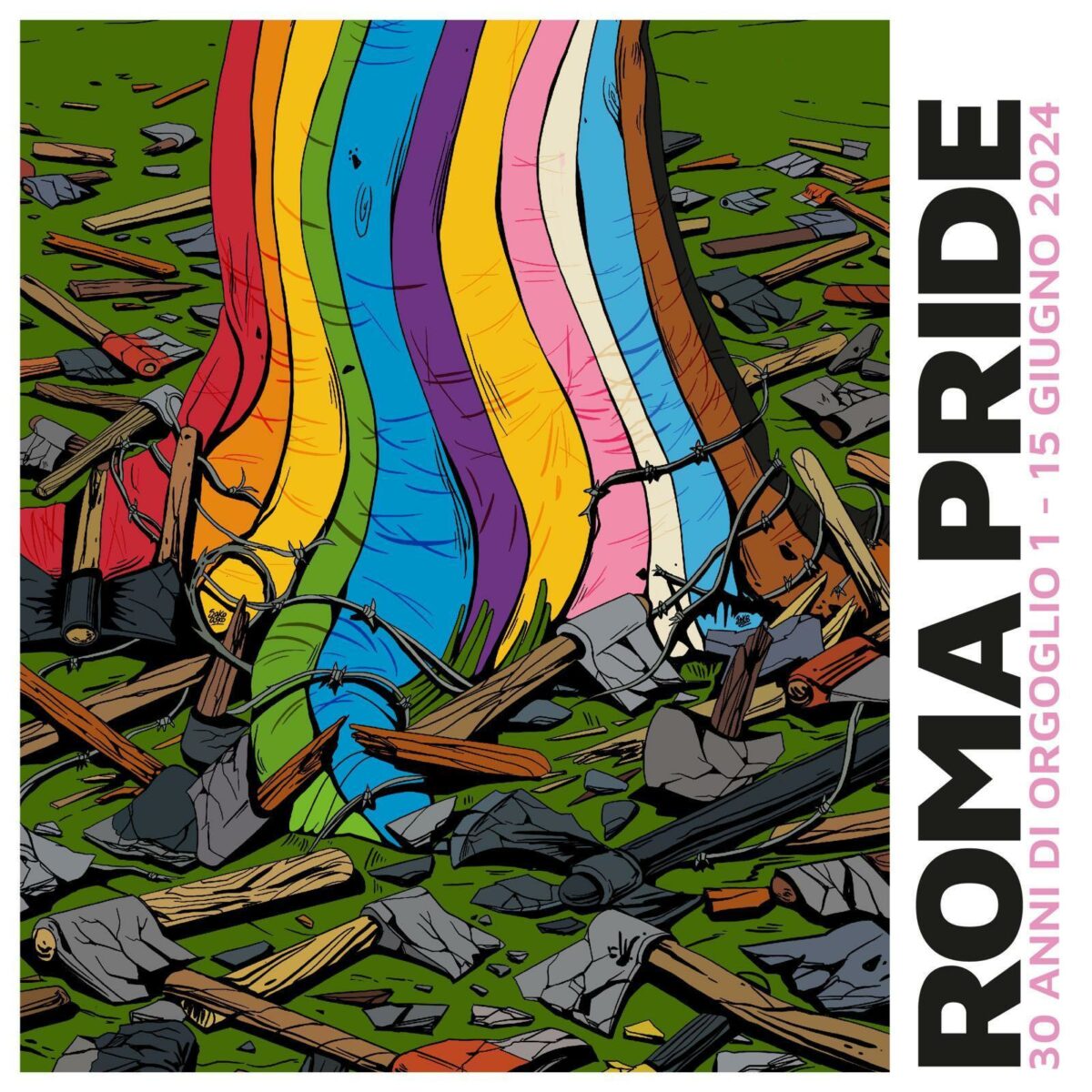 Il Roma Pride 2024 è pronto ad attraversare le strade della Capitale