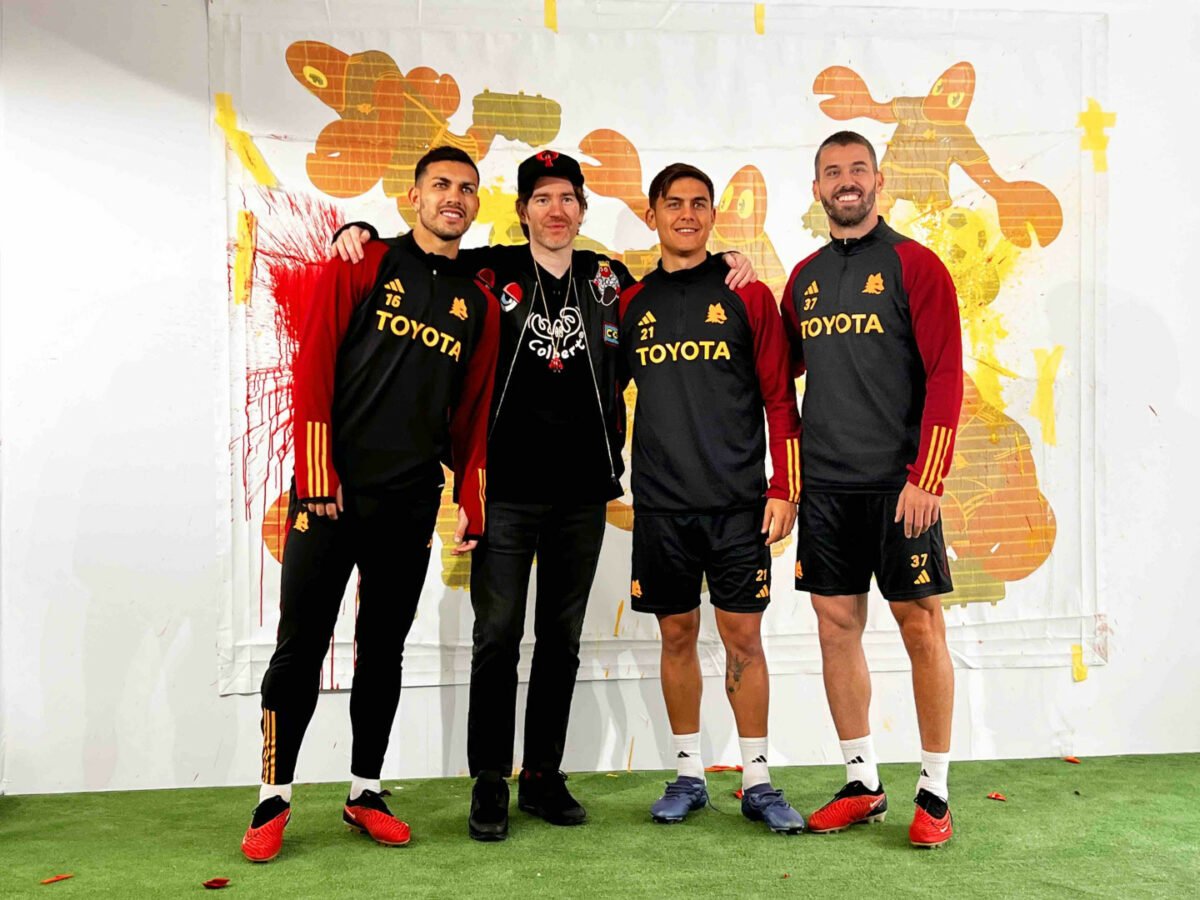 Partnership tra Philip Colbert e AS Roma per la Croce Rossa