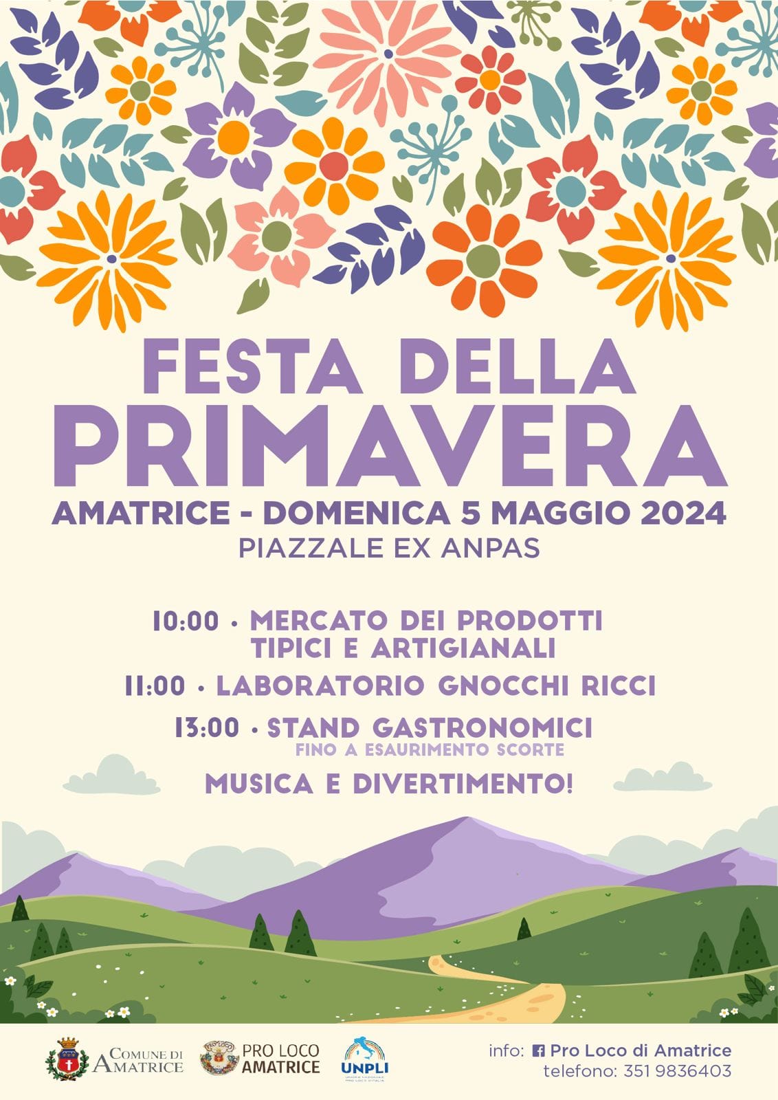 Festa della Primavera ad Amatrice domenica 5 maggio