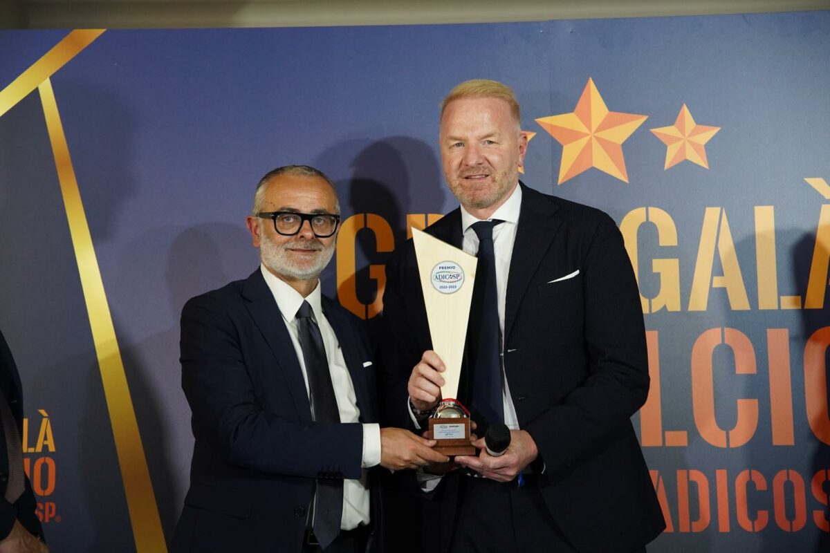 Igli Tare premiato al Gran Galà del Calcio ADICOSP