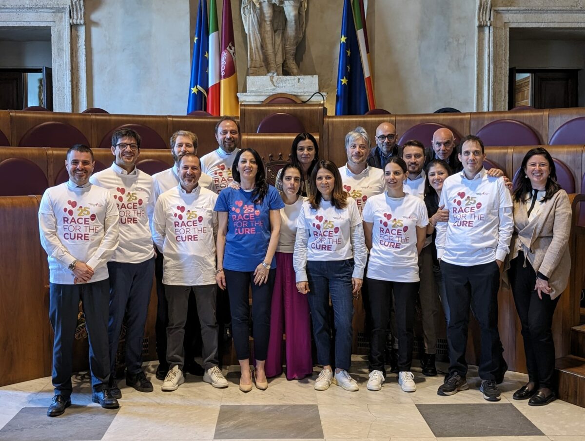 Squadra dell’Assemblea capitolina alla Race for the Cure