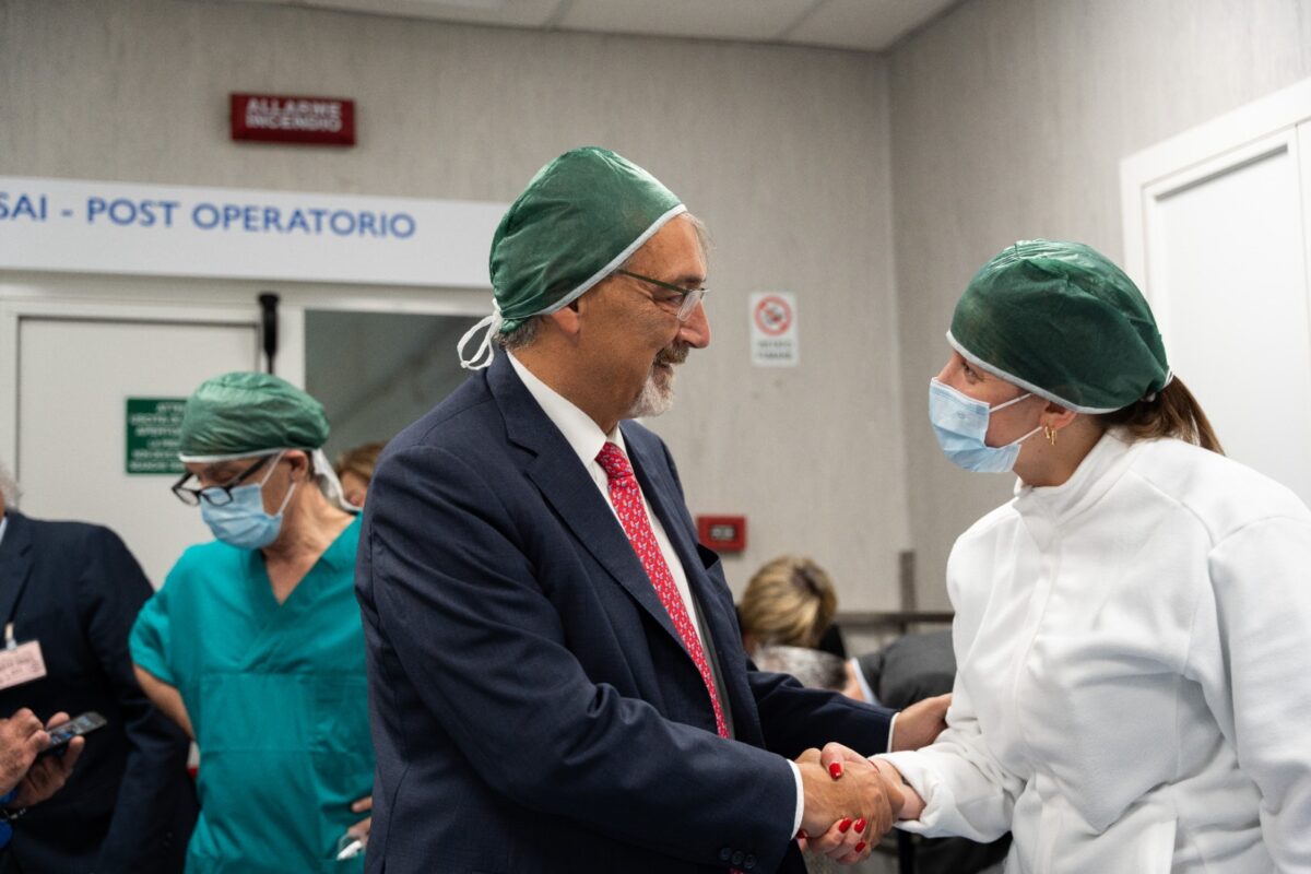 Il Presidente Rocca ha inaugurato i nuovi servizi sanitari di Regina Coeli