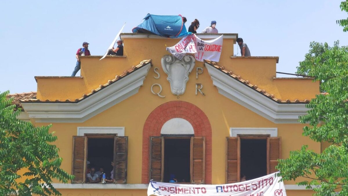 Ex scuola tiburtina occupata