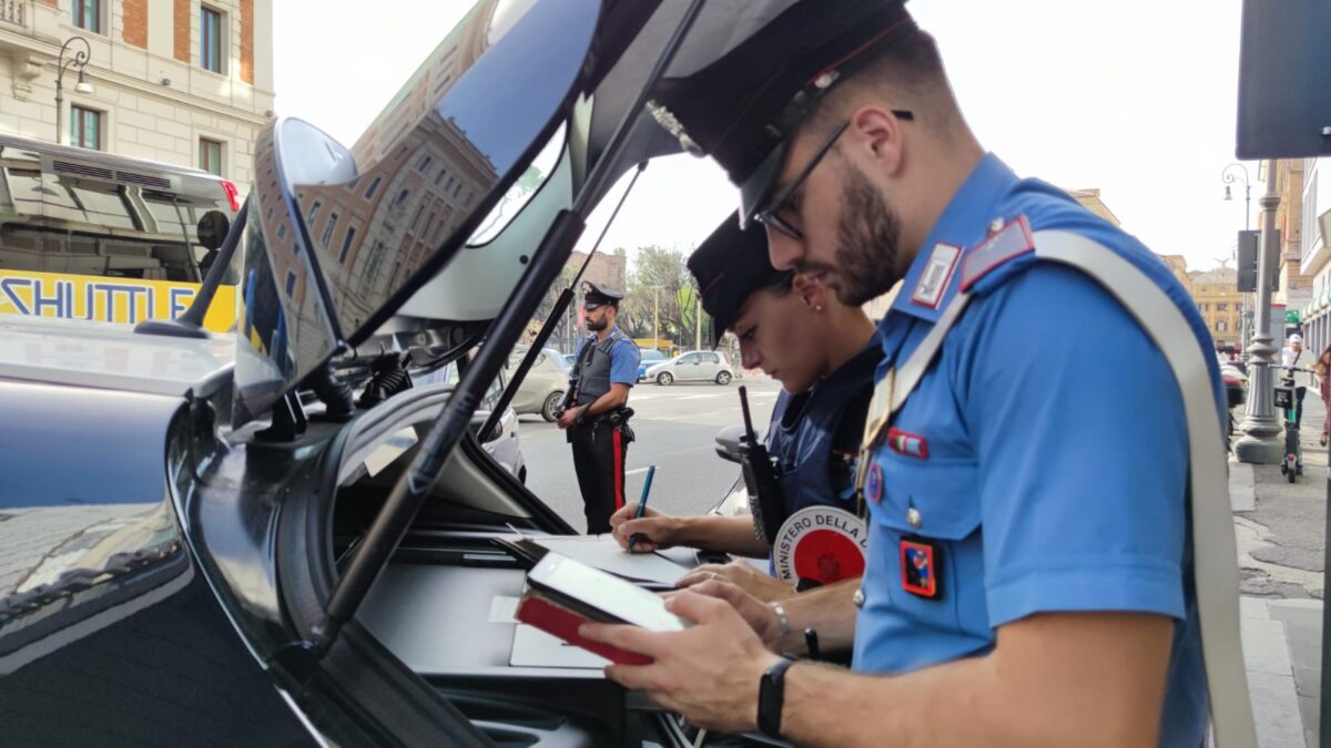 Servizio di controllo straordinario nell'area della Stazione Termini