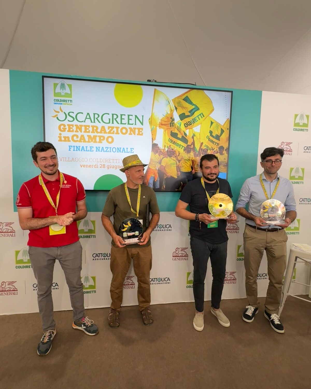 Agli Oscar Green Coldiretti trionfa l'istituto romano ITA E. Sereni