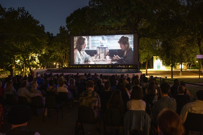 Cinema all'aperto casa del cinema