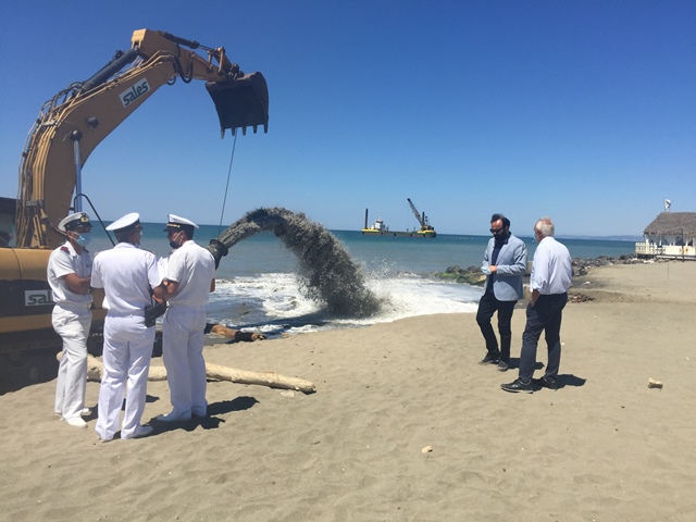 Ripascimento della spiaggia