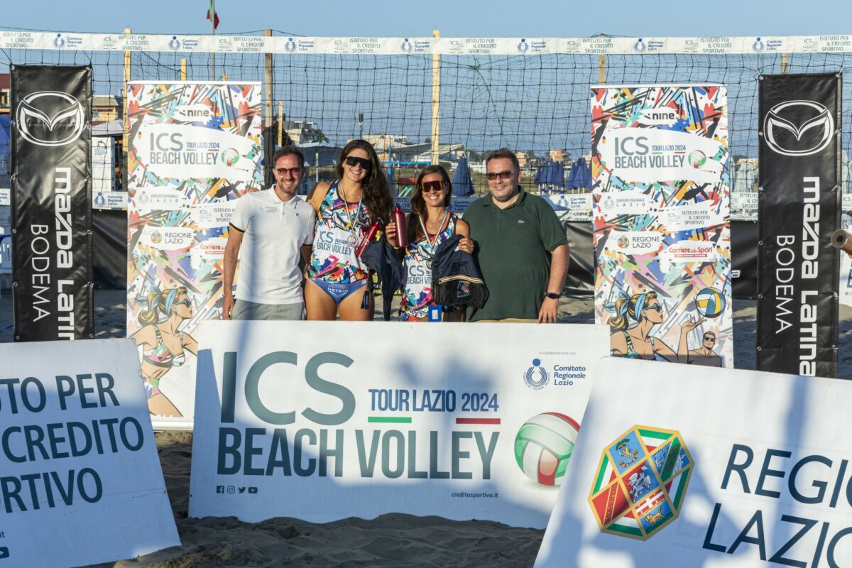 Grande spettacolo per la quarta tappa dell’ICS Beach Volley Tour Lazio