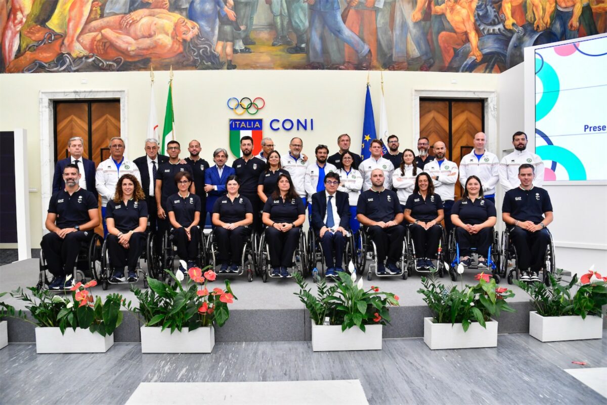 Al Salone d'Onore del CONI gli azzurri di tiro con l'arco per Parigi 2024