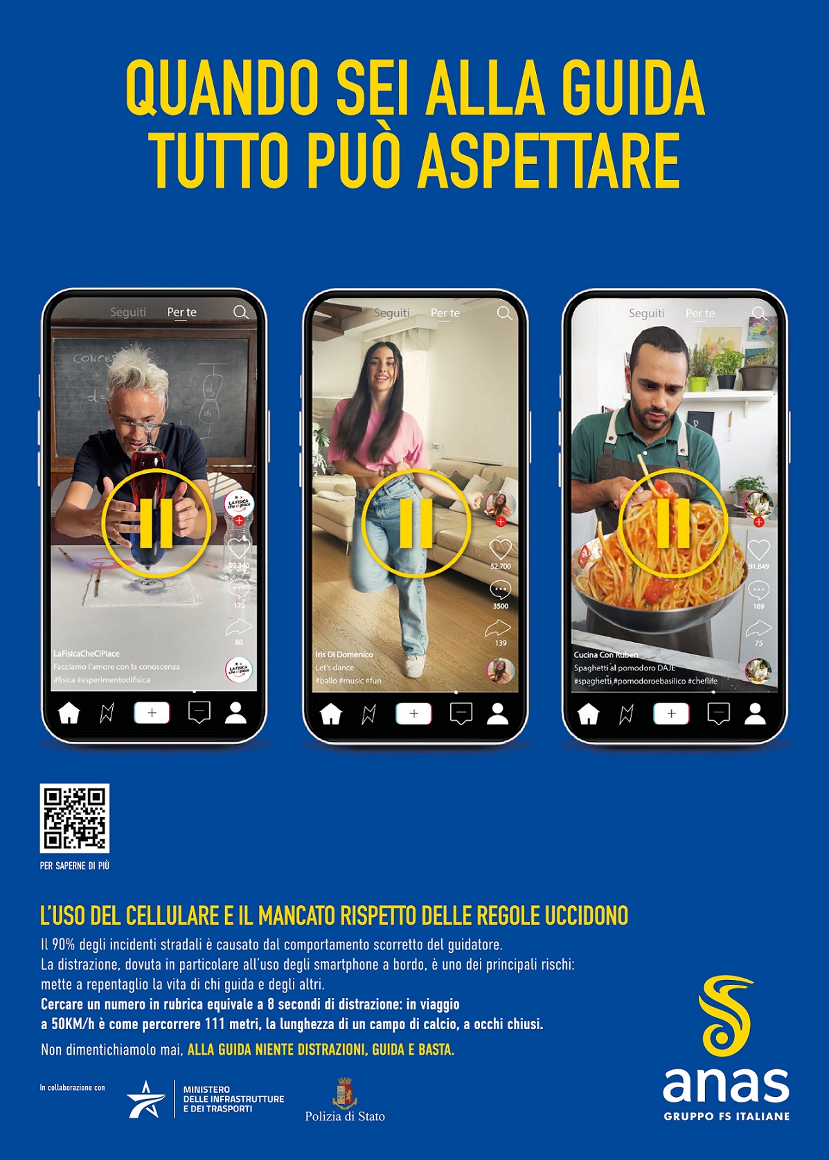 Guida e Basta il nuovo spot sulla sicurezza stradale di Anas