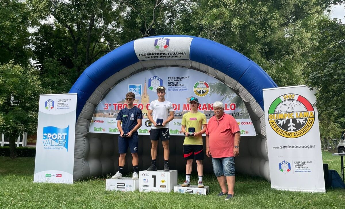 La stella di Tommaso Tozzi brilla nello skiroll a Maranello