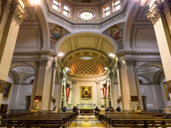 A viterbo crollo del santuario