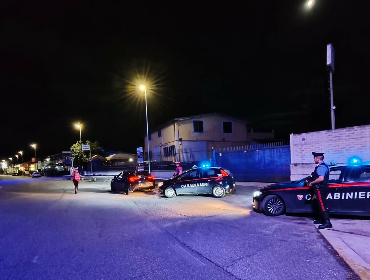 Operazione anti malamovida dei Carabinieri di Colleferro