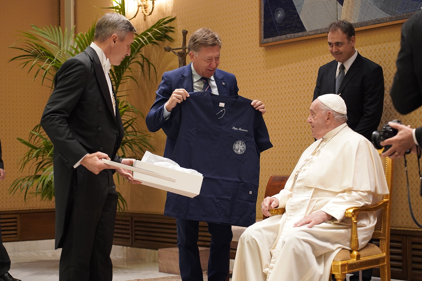 Papa Francesco ha ricevuto una delegazione della Società Italiana di Chirurgia