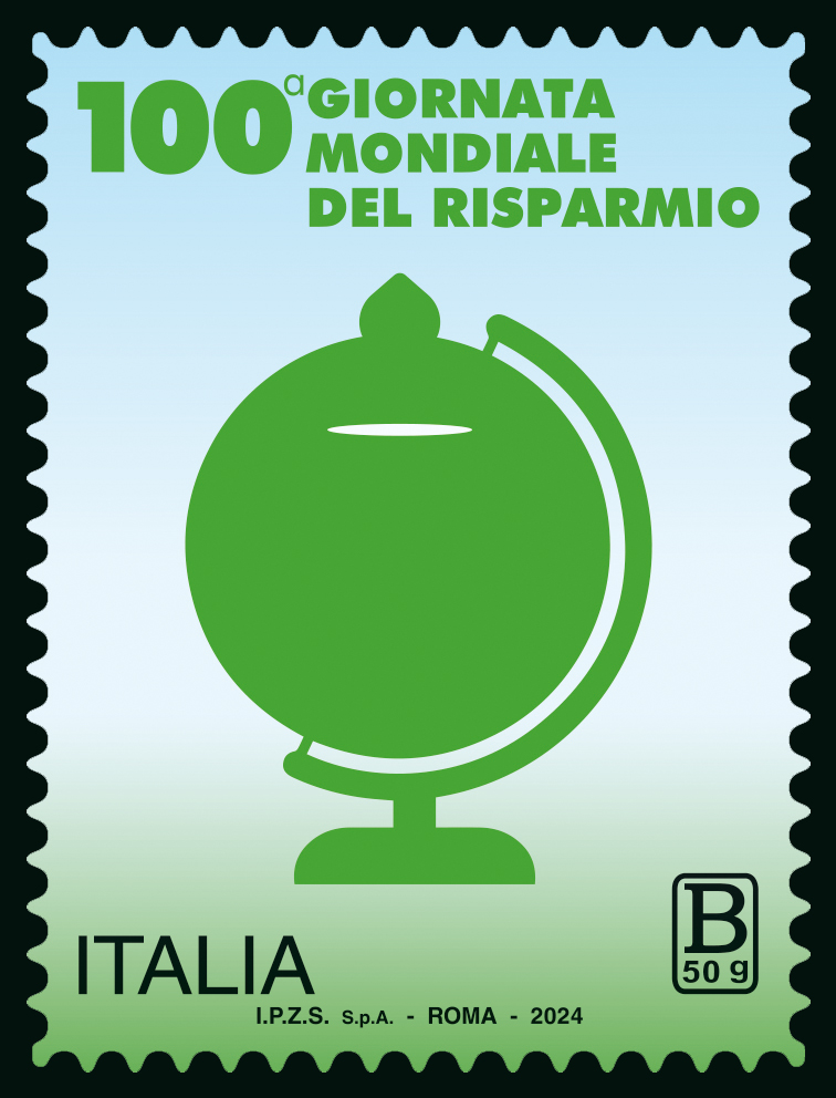 Dal Ministero delle Imprese e del Made in Italy il francobollo della Giornata Mondiale del Risparmio