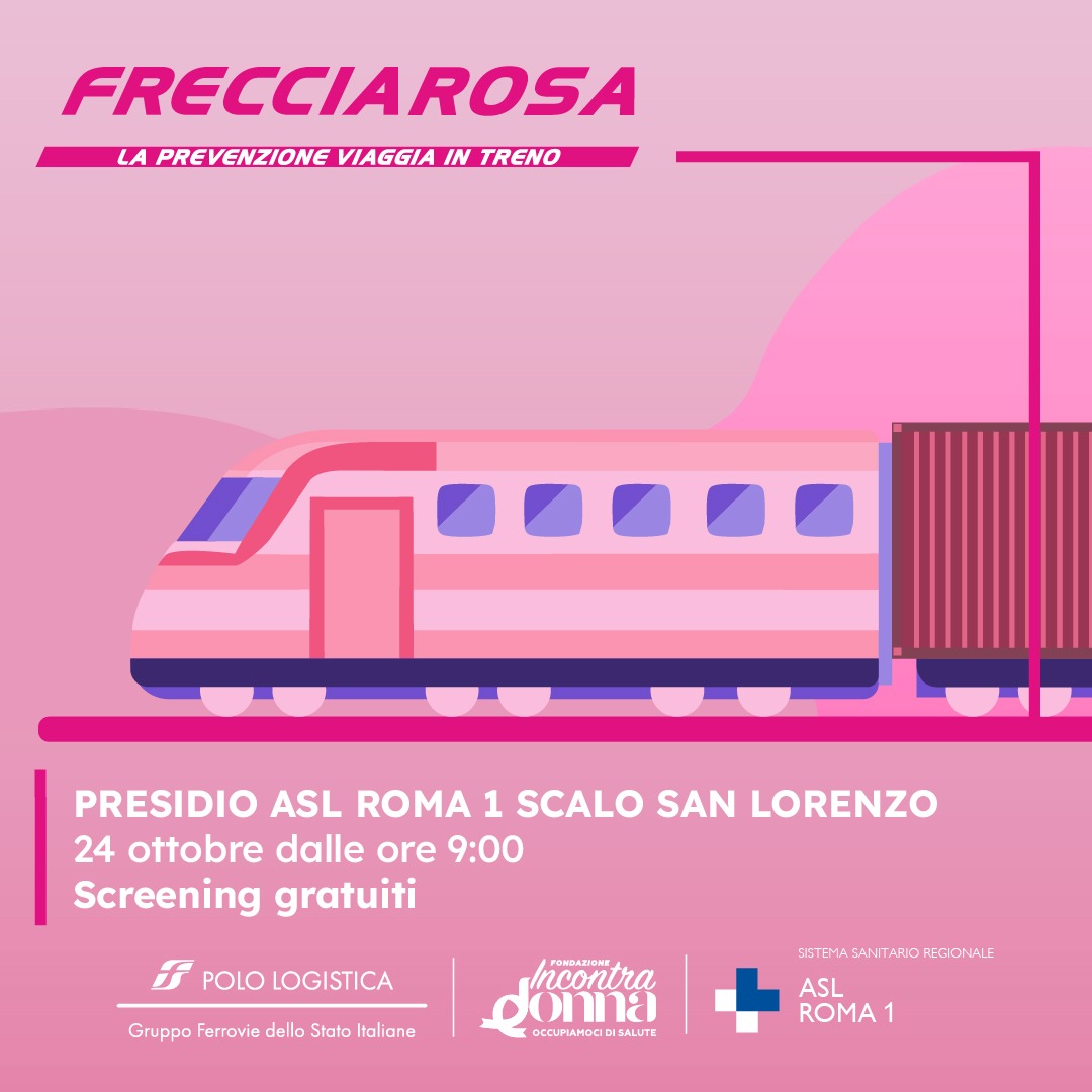 Frecciarosa la prevenzione viaggia in treno con la ASL Roma 1