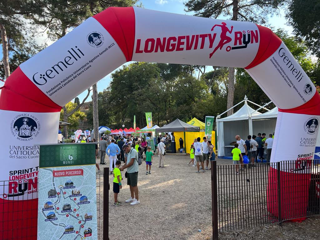 La Longevity Run dal 18 al 20 ottobre fa tappa a Roma