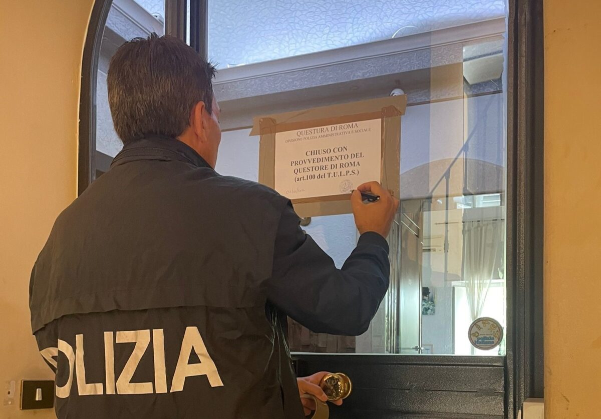 Quattro strutture ricettive sospese dal Questore di Roma