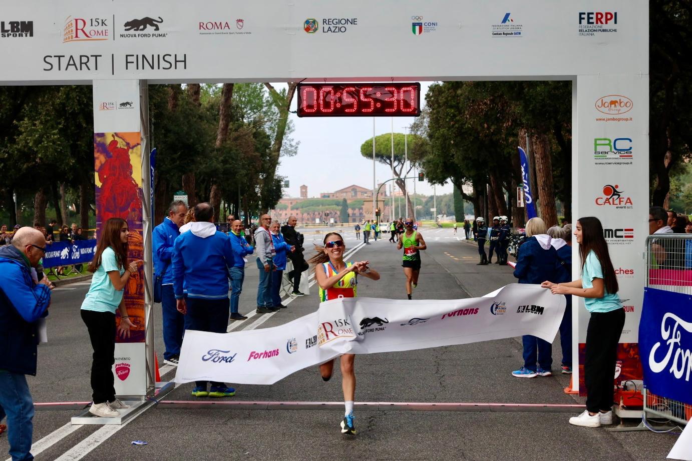 Mohammed Zouioula e Alessia Tuccitto firmano la Rome 15 k