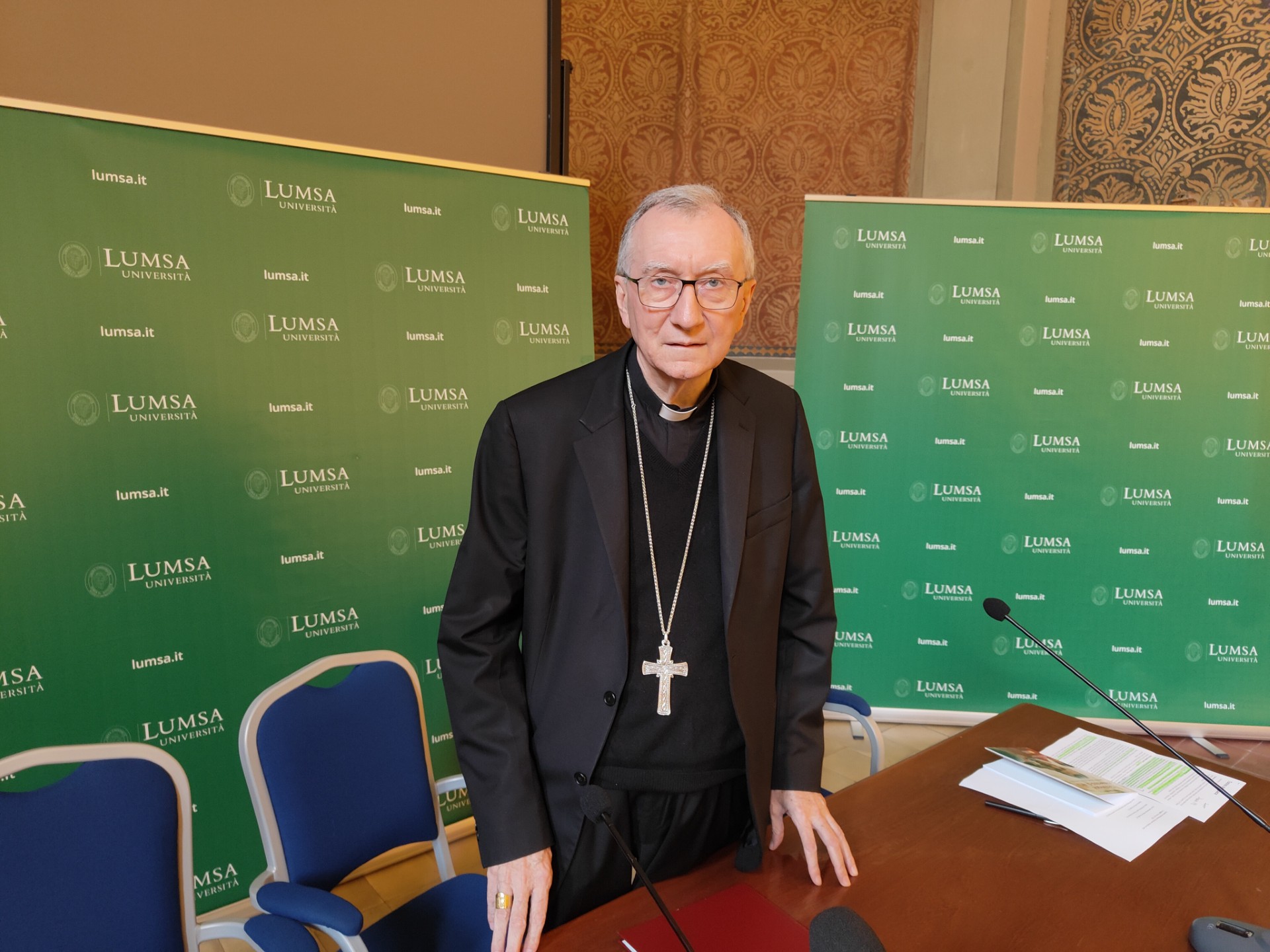 Il cardinale Parolin presenta alla LUMSA il libro "La pastorale della solitudine. Una nuova proposta"