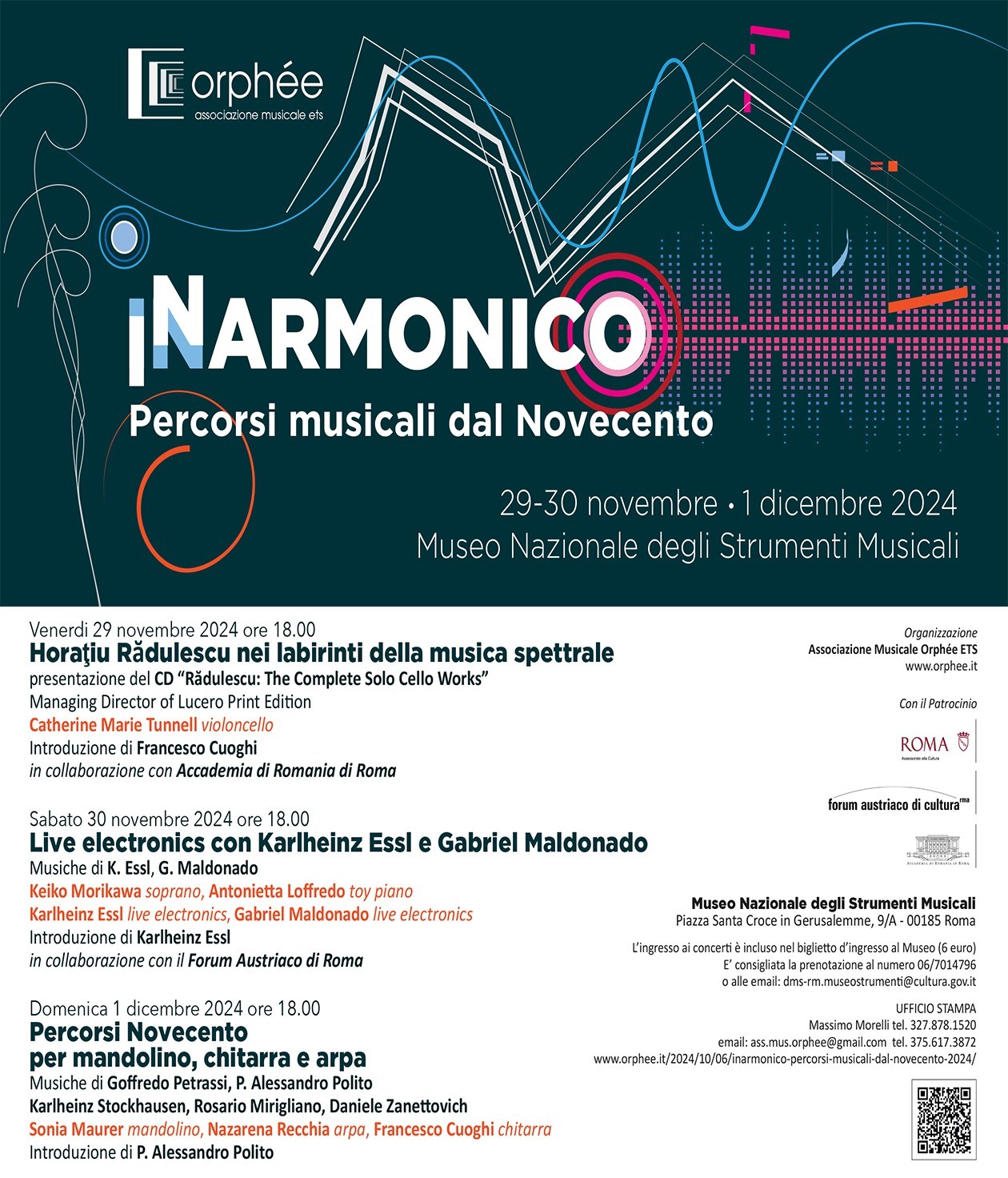 “InArmonico” al Museo nazionale degli strumenti musicali di Roma