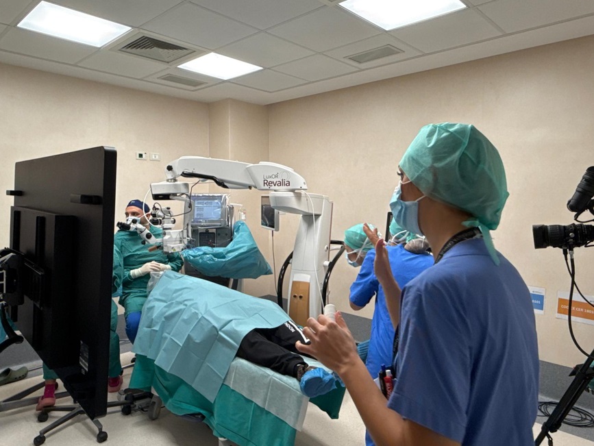 Staffetta di live surgery di chirurgia oculistica al 15esimo Congresso Nazionale AIMO