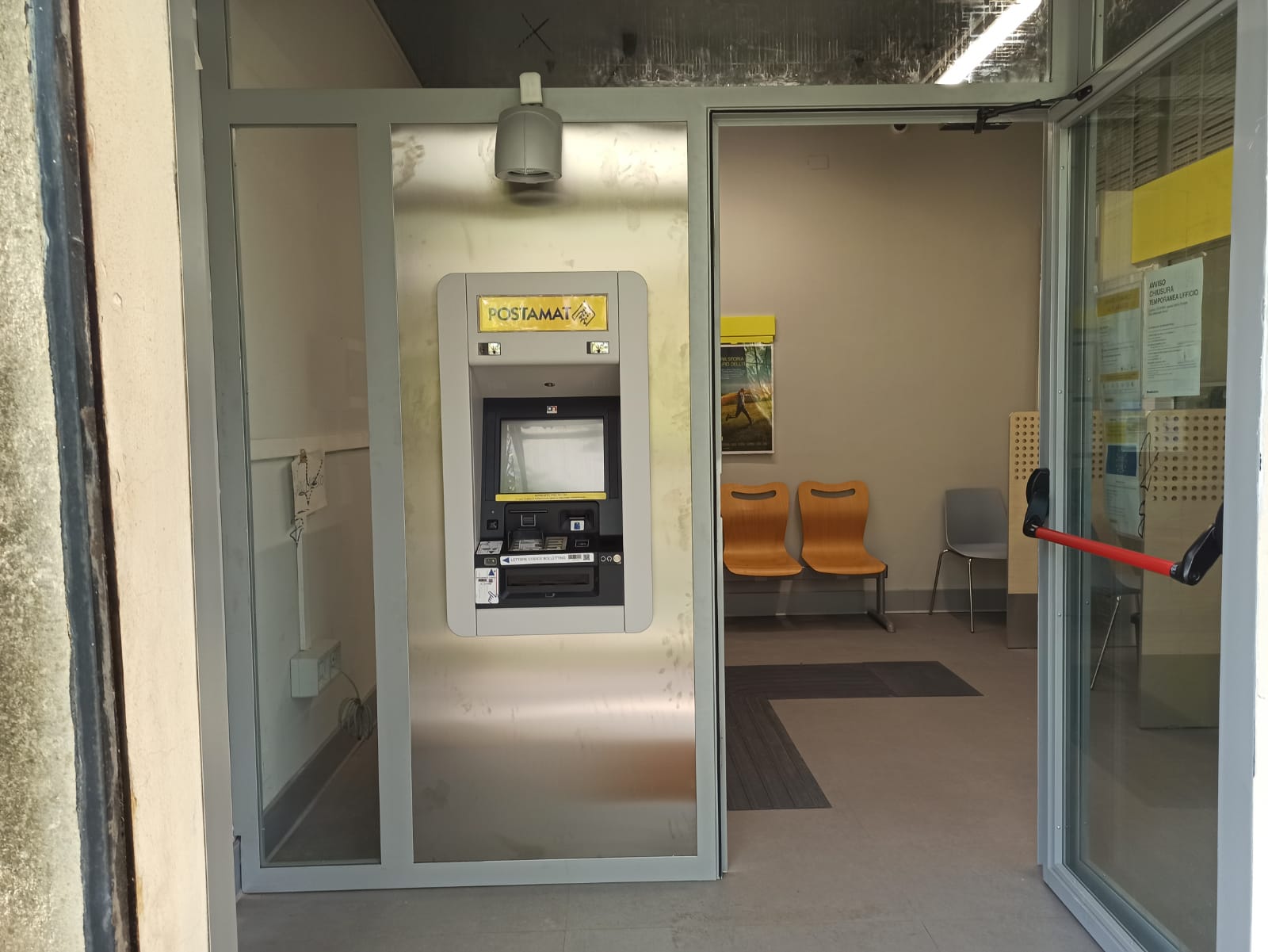 Da Poste Italiane ATM Postamat di ultima generazione a Saracinesco