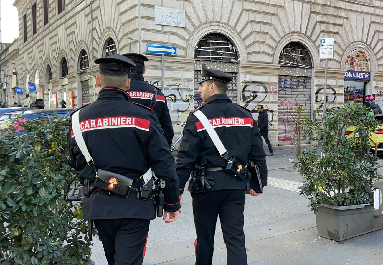 Controlli nell’area della Stazione Termini e zone limitrofe dei Carabinieri