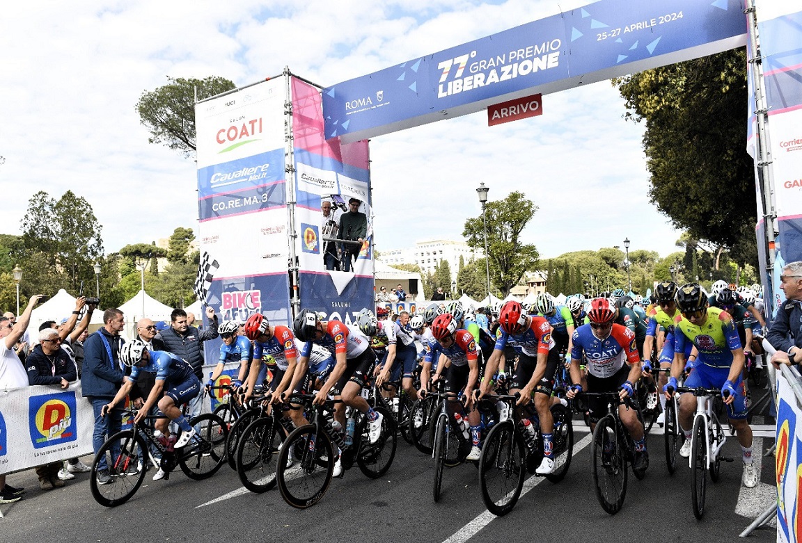 Il Gran Premio Liberazione di ciclismo rinnova l'appuntamento a Roma