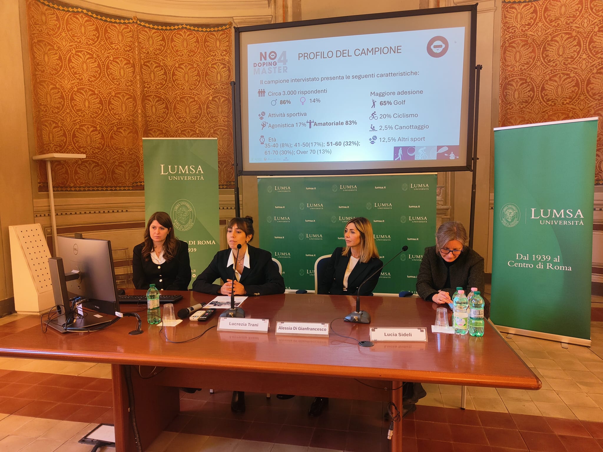 I dati del report di ricerca del progetto “No Doping 4 Master” della LUMSA
