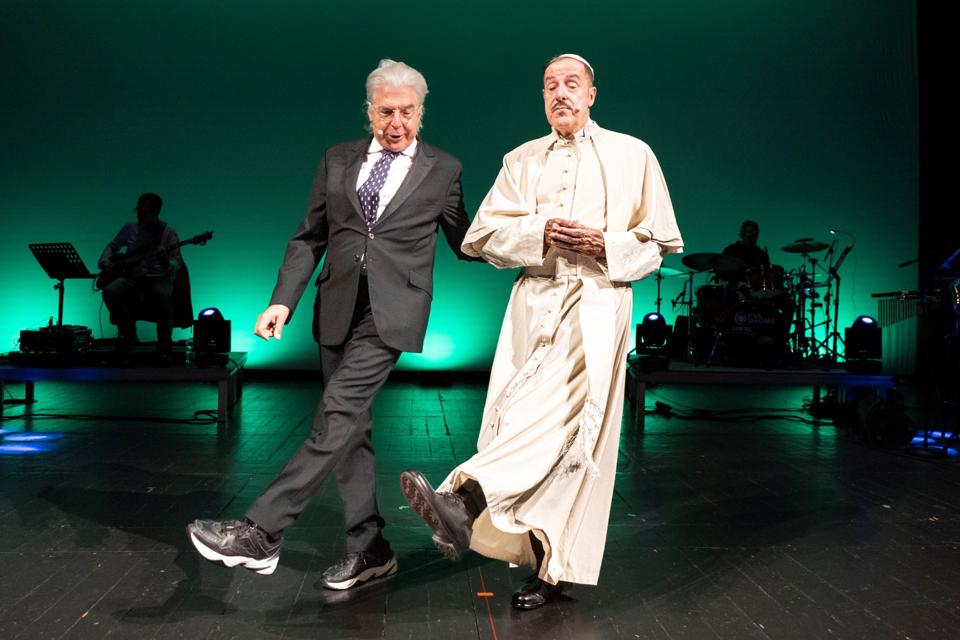 Massimo Lopez e Tullio Solenghi in “Dove eravamo rimasti”