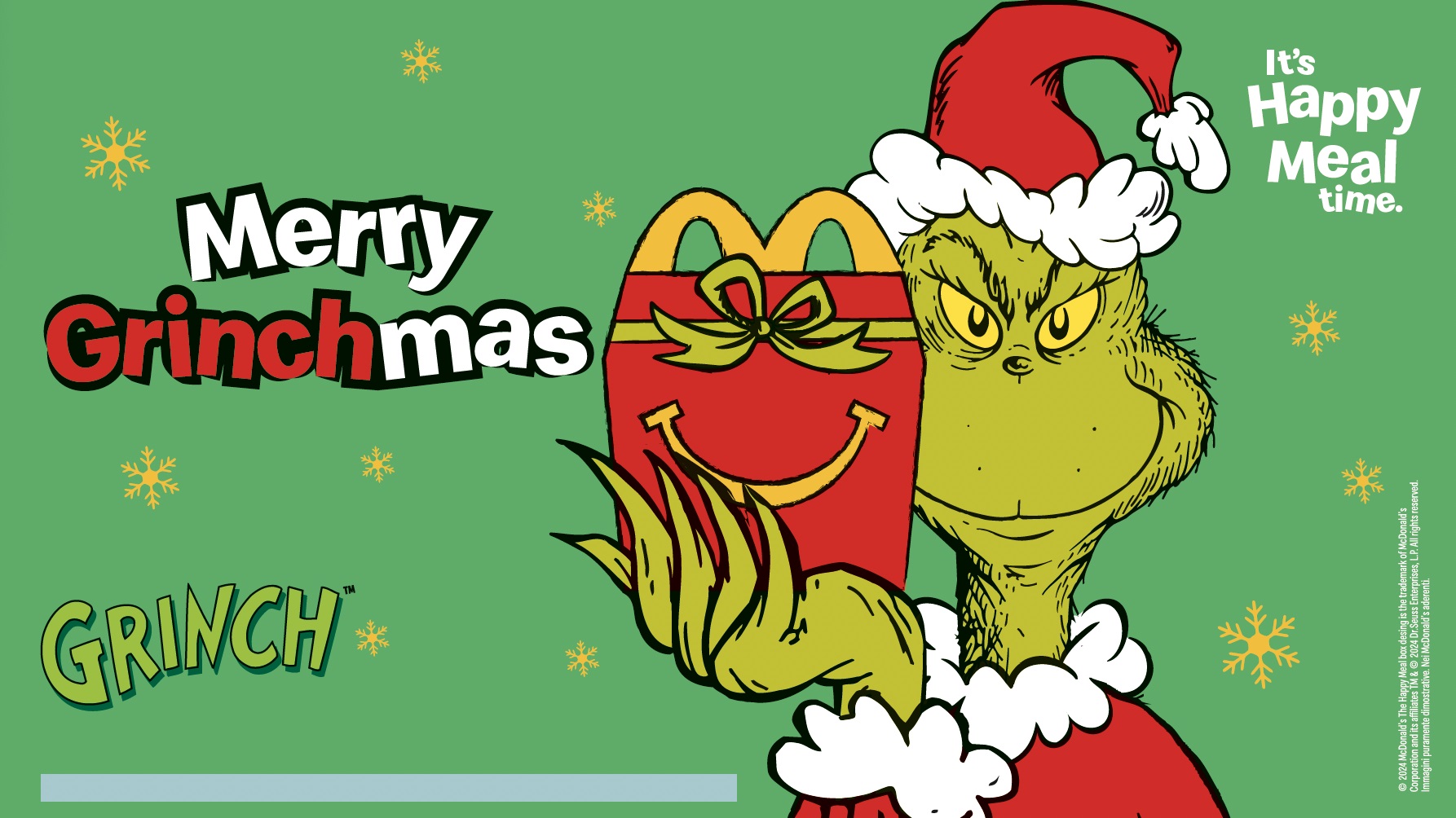 McDonald’s darà il benvenuto al Grinch nel mese di dicembre