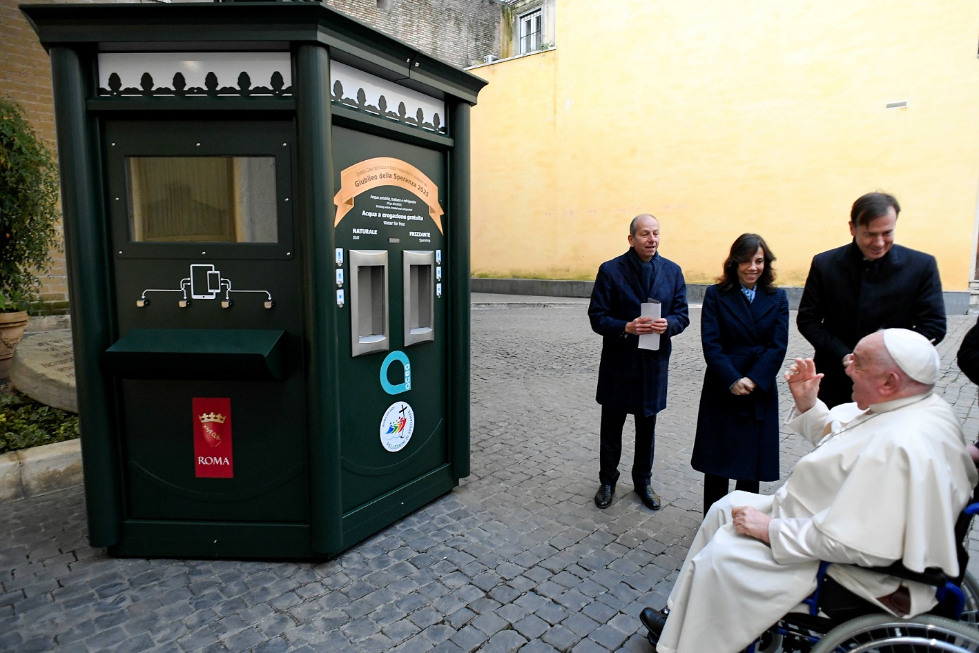 Papa Francesco ha benedetto in Vaticano la Casa dell’Acqua di Acea