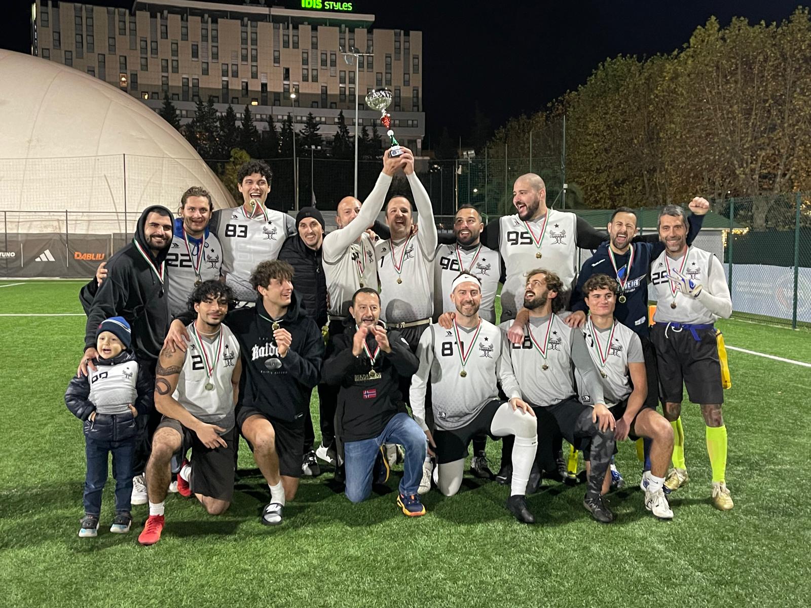 I Raiders Roma conquistano la Coppa Italia di Flag Football
