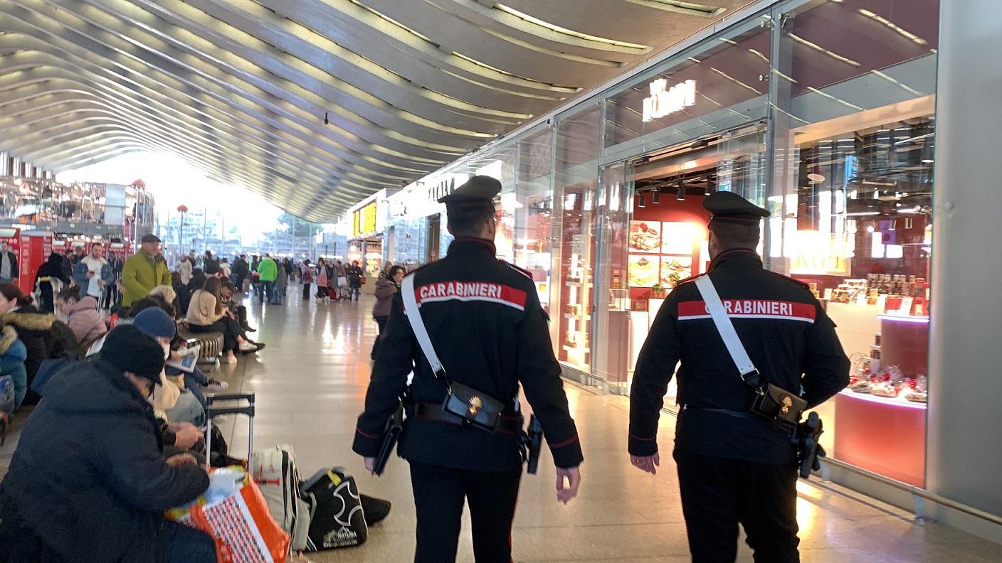 Controlli nel centro della Capitale dei Carabinieri
