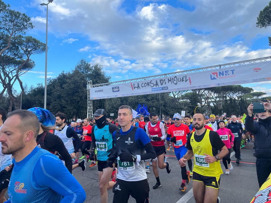 Corsa di Miguel alla 26ma edizione domenica 19