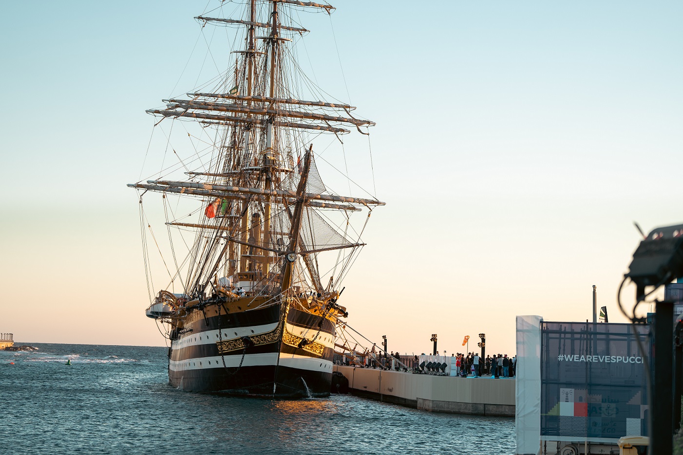 IAl Tempio di Venere il “Tour Mondiale Vespucci e Villaggio Italia”
