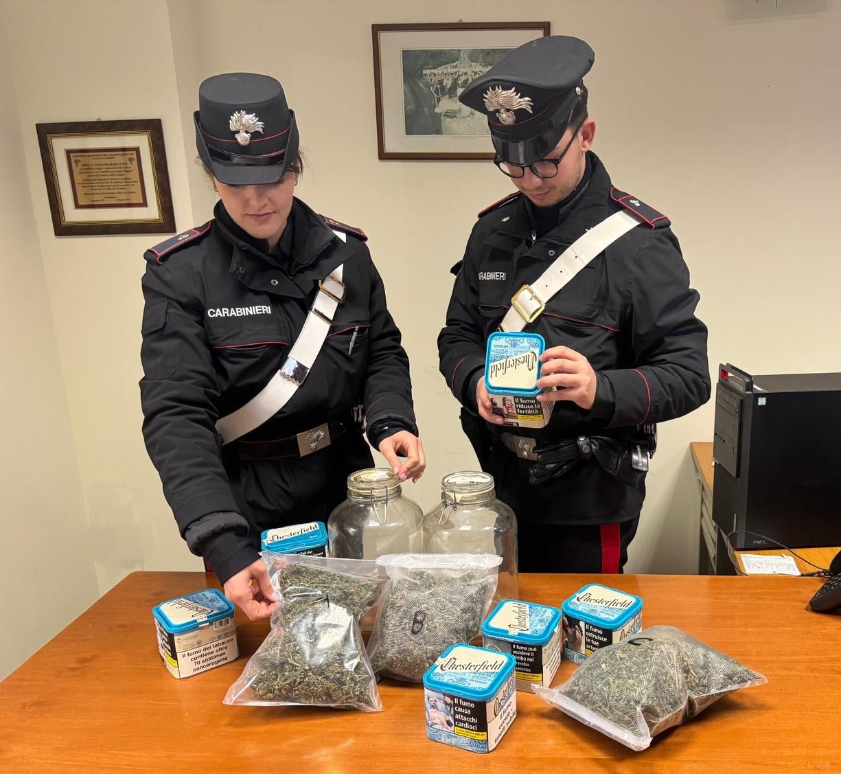 Arresto per droga ad Acilia dei Carabinieri