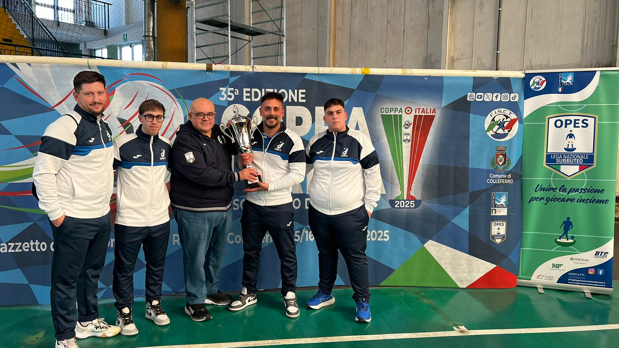 Supercoppa Italiana del calcio da tavolo alle Fiamme Azzurre Roma