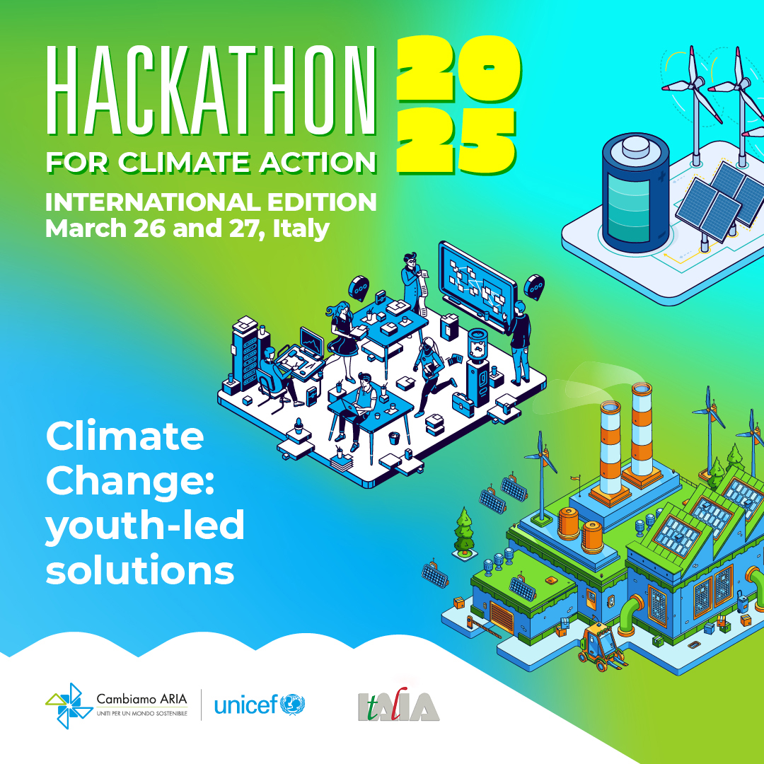 Comitato Italiano per l’UNICEF e IAIA Italia per Hackathon per il Clima